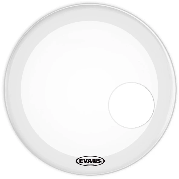 Evans Bd20rgcw Deri 20 Resonant Frosted Kick Kumlu Beyaz