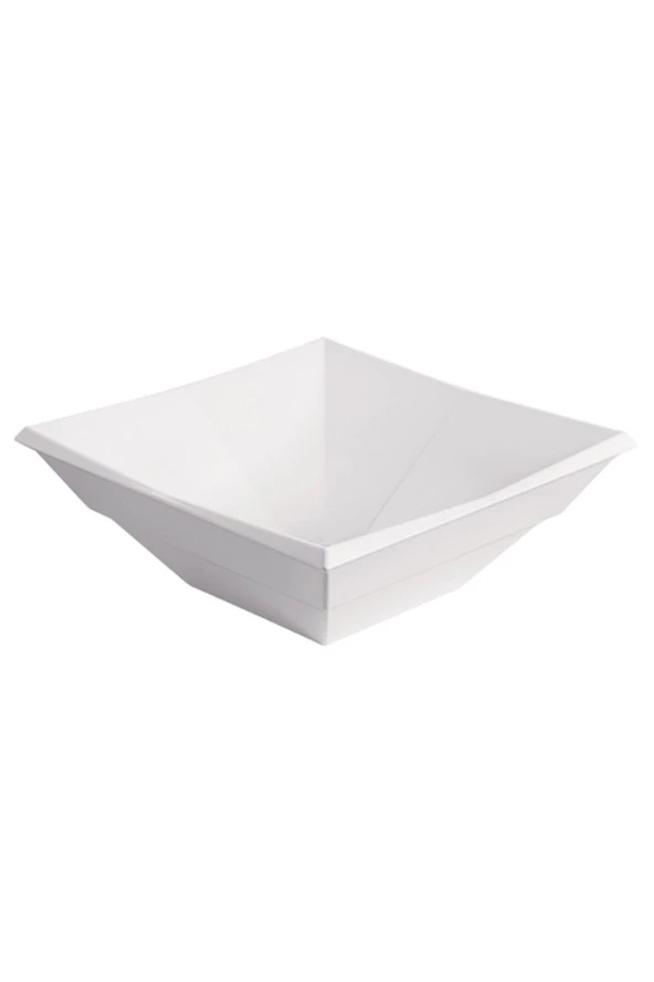 Bien Kristal Gövde Üstü Lavabo 41 Cm Batarya Deliksiz Taşma Kanalsız