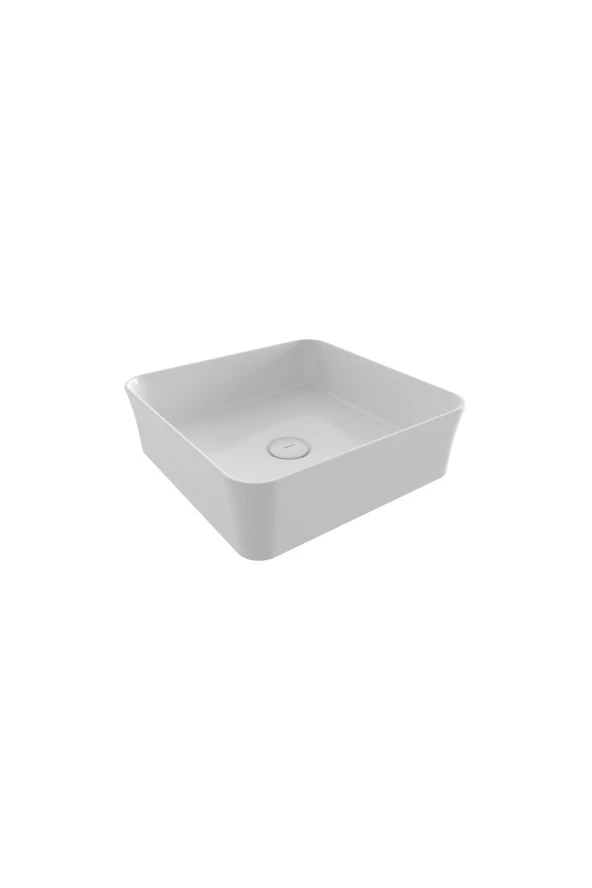 Bocchi Sottile Slim Line Kare Lavabo 38X38 Cm 1477-001-0125 Beyaz - 4