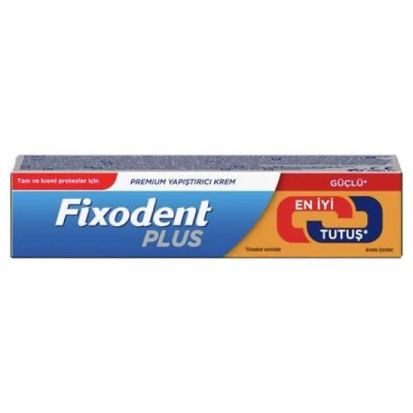 Fixodent Plus Diş Protez Yapıştırıcı Krem Güçlü Tutuş 40 gr