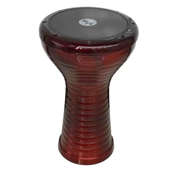 Döküm Darbuka Desenli Bordo Dddwrd