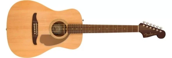 Fender Malibu Player Ceviz Klavye Gpg Natural Elektro Akustik Gitar