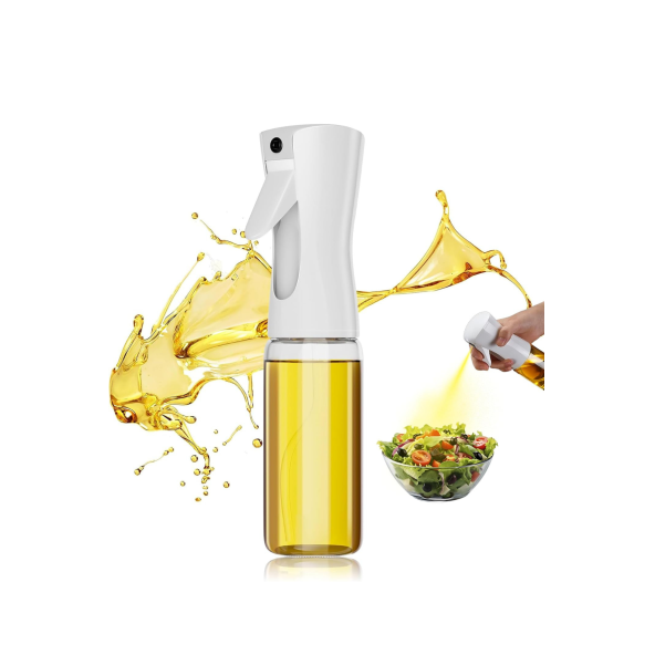 EA Home Püskürtmeli Air Frey Cam Sprey Yağ Şişesi Zeytinyağı Limon Püskürtücü Yağdanlık 225 Ml - 4