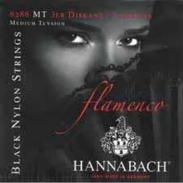 Hannabach 8288 Mt Flamenko Gitar Teli (alt 3lü Set) - 1
