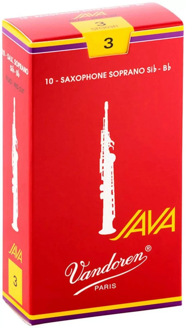 Vandoren Sr303r Si Bemol Soprano Sax Java Kamış (10lu) No.3