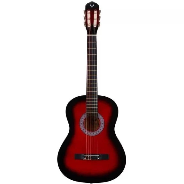 Angel Acg100-rds 4/4 Kırmızı Klasik Gitar
