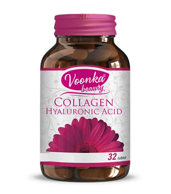 Voonka Collagen Hyaluronic Acid Kolajen 32 Tablet - 1