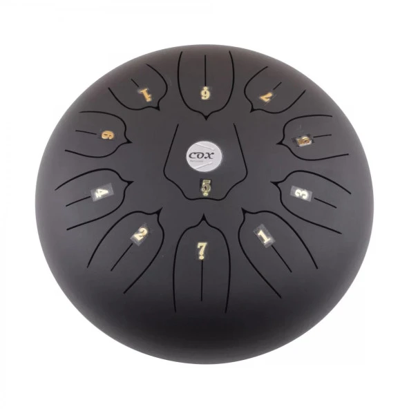 Cox Steel Tongue Drum (siyah)