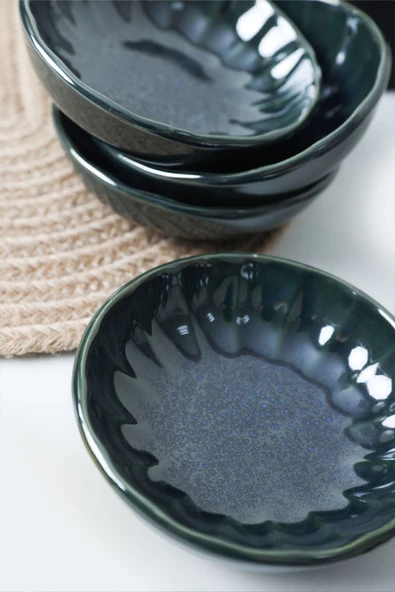 Keramika Zümrüt Sirius Çerezlik / Sosluk 12 Cm 6 Adet - 3