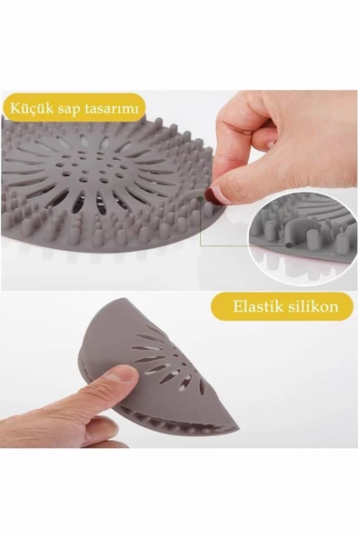 Mithra Life Yuvarlak Silikon Süzgeçli Lavabo Tıpası MIT1068 - 4