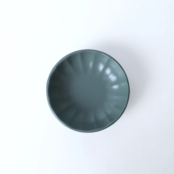 Keramika Mat Yeşil Sirius Çerezlik / Sosluk 12 Cm 6 Adet 322 - 6