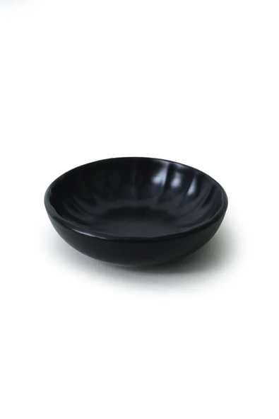 Keramika Mat Siyah Sirius Çerezlik / Sosluk 12 Cm 6 Adet 956 - Resim 4