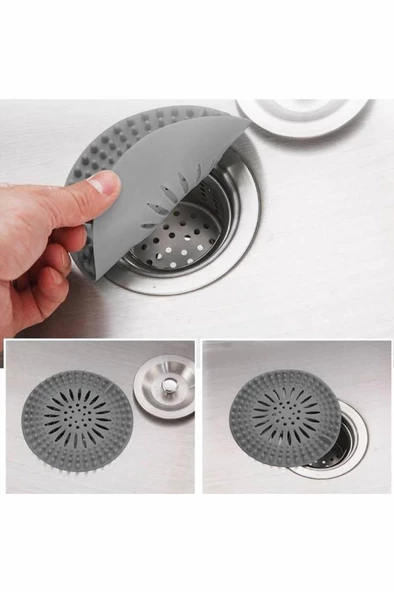 Mithra Life Yuvarlak Silikon Süzgeçli Lavabo Tıpası MIT1068 - 5