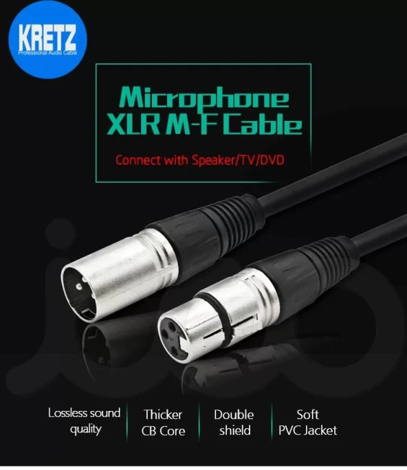 Mikrofon Kablosu Xlr-xlr 14 Metre