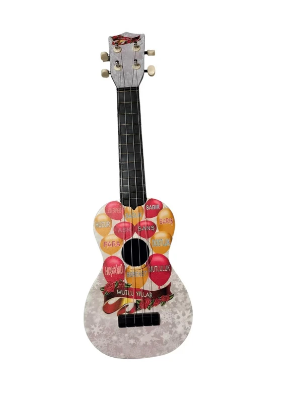 Soprano Ukulele Yeni Yıl Desenli Kapak