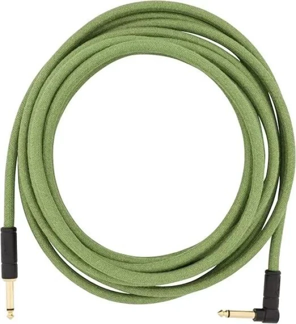 Fender Festival Düz/l Uçlu 5m Pure Hemp Brown Stripe Enstrüman Kablosu - 4