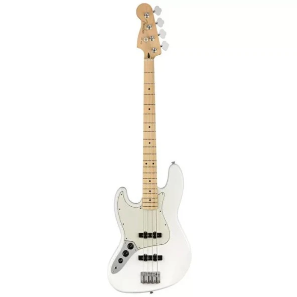 Fender Player Jazz Bass Akçaağaç Klavye Polar White Solak Bas Gitar