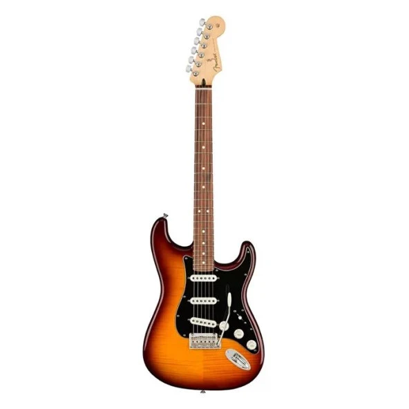 Fender Player Stratocaster Plus Top Pau Ferro Klavye Tobacco Sunburst Elektro Gitar