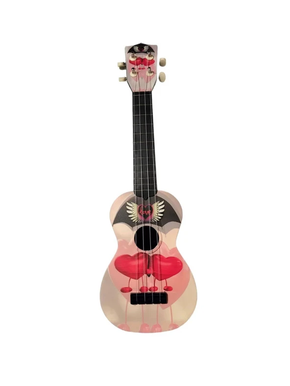 Soprano Ukulele Sevgi Desen Kapak