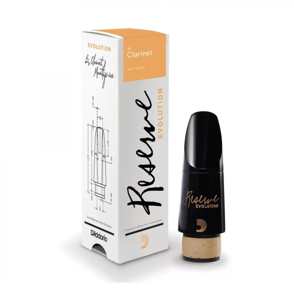D'addario Woodwinds Reserve Ev10e Evolution Sib Klarnet Beki