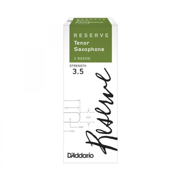 D'addario Woodwinds Reserve Dkr0535 Tenor Saksafon Kamışı No:3.5