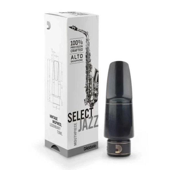 D'addario Woodwinds Select Jazz D8m Alto Saksafon Beki