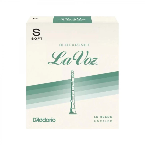 D'addario Woodwinds La Voz Rcc10sf Sib Klarnet Kamışı Soft