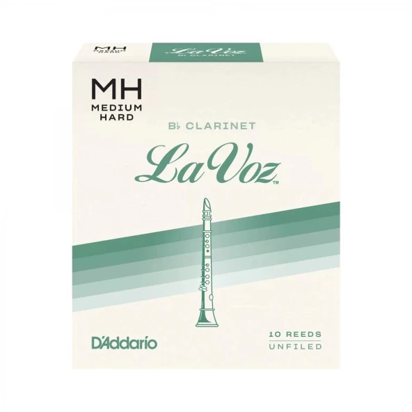 D'addario Woodwinds La Voz Rcc10mh Sib Klarnet Kamışı Medium Hard