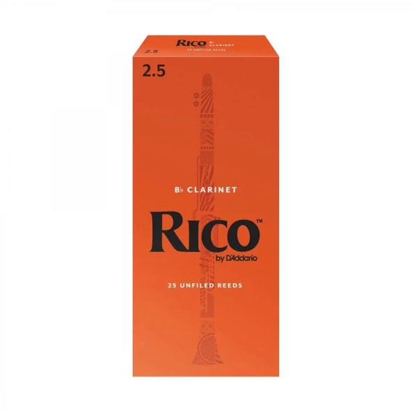Rico Rca2525 Sib Klarnet Kamışı (25'li) No:2,5
