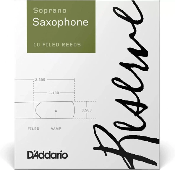 D'addario Woodwinds Reserve Dır1030 Soprano Saksafon Kamışı No: 3