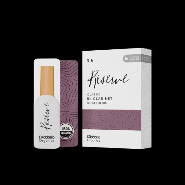D'addario Woodwinds Organic Reserve Classic Odct1035 Sib Klarnet Kamışı No:3.5