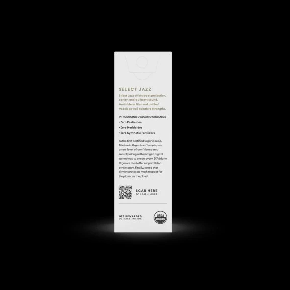 D'addario Woodwinds Organic Select Jazz Tenor Saksafon Kamışı No:3 Soft - 2