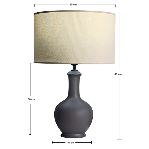 Milet Abajur, Table Lamp, Yükseklik 45 Cm X Çap30 - 5