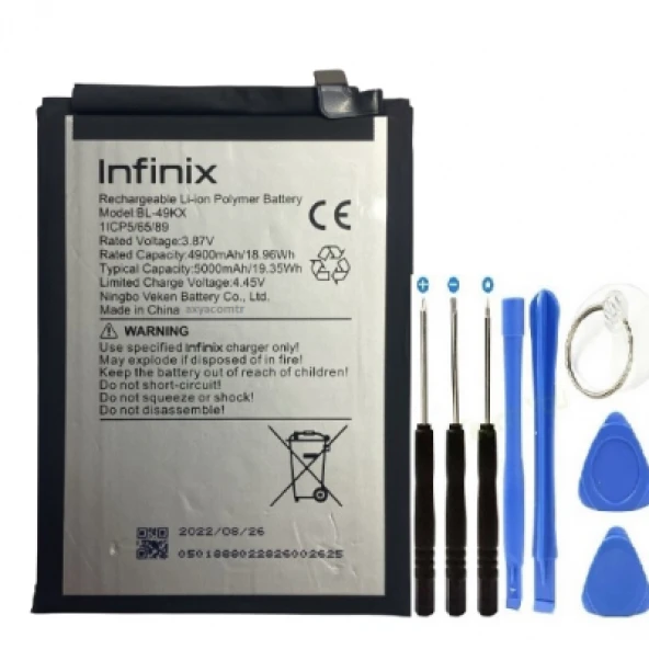 İnfinix Note 12 Pil Batarya + Tamir Set 5000 mAh BL-49KX ürün görseli