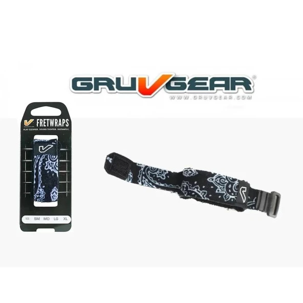 Gruv Gear Fretwrap - Siyah Bandana - Small