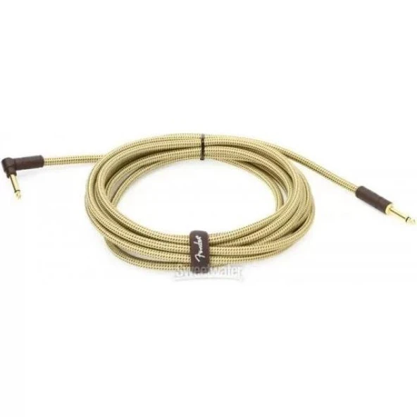 Fender Deluxe Düz/l Uçlu 5m Tweed Enstrüman Kablosu - 3