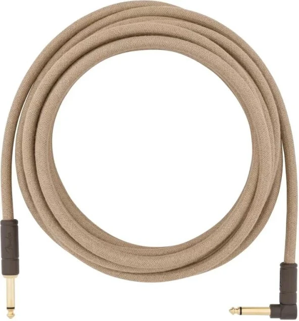 Fender Festival Düz/l Uçlu 5m Pure Hemp Natural Enstrüman Kablosu