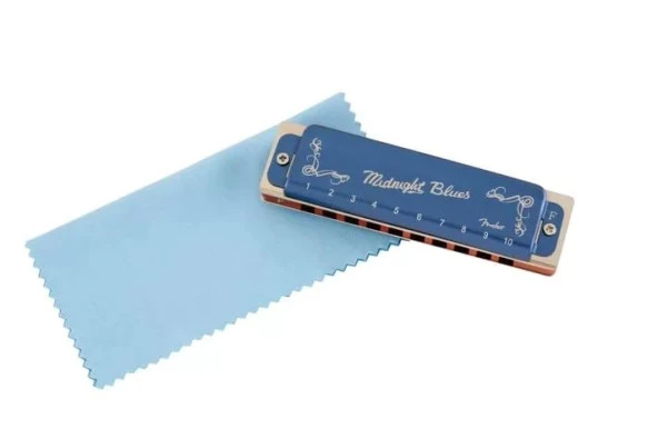 Fender Midnight Blues Notaf Mızıka - 2