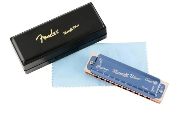 Fender Midnight Blues Notaf Mızıka - 3