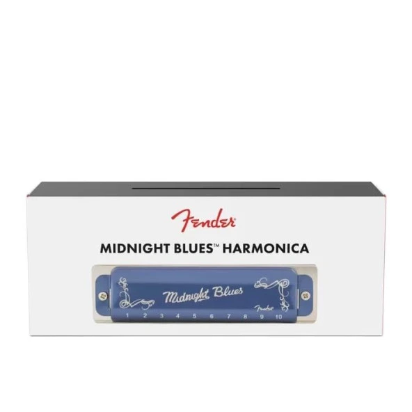 Fender Midnight Blues Notaf Mızıka - 4