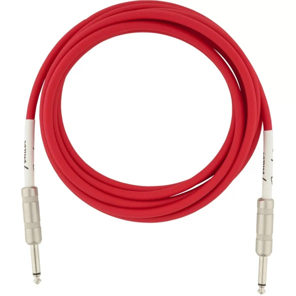 Fender Original 3m Fiesta Kırmızı Enstrüman Kablosu - 2