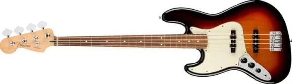 Fender Player Jazz Bass Pau Ferro Klavye 3-color Sunburst Solak Bas Gitar