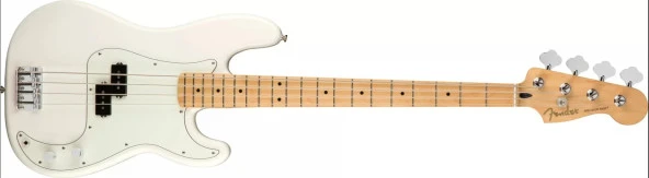 Fender Player Precision Bass Akçaağaç Klavye Polar White Bas Gitar