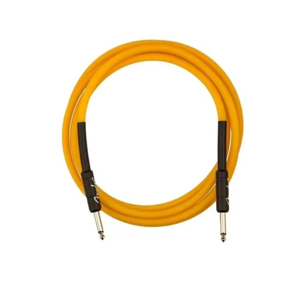 Fender Professional Fosforlu Turuncu 3m Enstrüman Kablosu