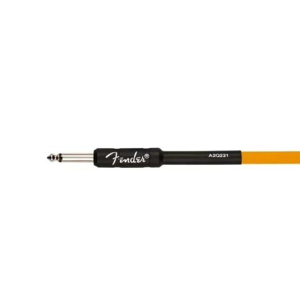 Fender Professional Fosforlu Turuncu 5m Enstrüman Kablosu - 5