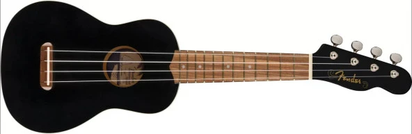 Fender Venice Black Soprano Ukulele