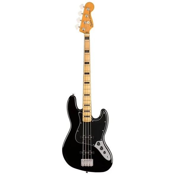 Squier Classic Vibe 70s Jazz Bass Akçaağaç Klavye Black Solak Bas Gitar