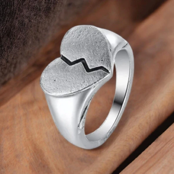 Oksitli Gümüş 3'lü Yüzük Seti - Modern ve Şık Tasarım - Resim 4