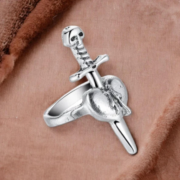 Oksitli Gümüş 3'lü Yüzük Seti - Modern ve Şık Tasarım - Resim 6