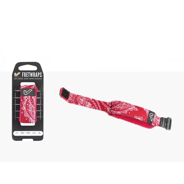Gruv Gear Fretwrap - Kırmızı Bandana - Medium